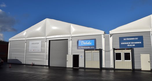 Das „Logistik-Zentrum“ in Gelsdorf wird durch die Debeka mit 250.000 Euro unterstützt, die in den Betrieb der Einrichtung fließen werden.