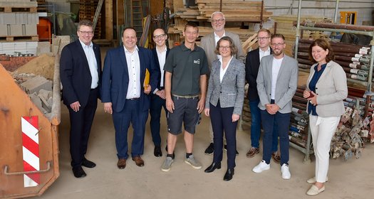 Infotour von Frau Ministerin Scharrenbach in die Flutgebiete von Rheinbach, Erftstadt und Euskirchen